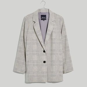 Madewell Plus Dorset Blazer in Galloway Plaid. NWT size 1X